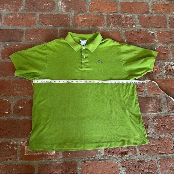 Lacoste Green Polo Golf Tennis Preppy Shirt Vibrant Cotton Comfort size 8/XXL - Picture 4 of 16